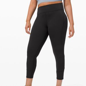 NWT Lululemon In Movement Tight 25" Everlux Black